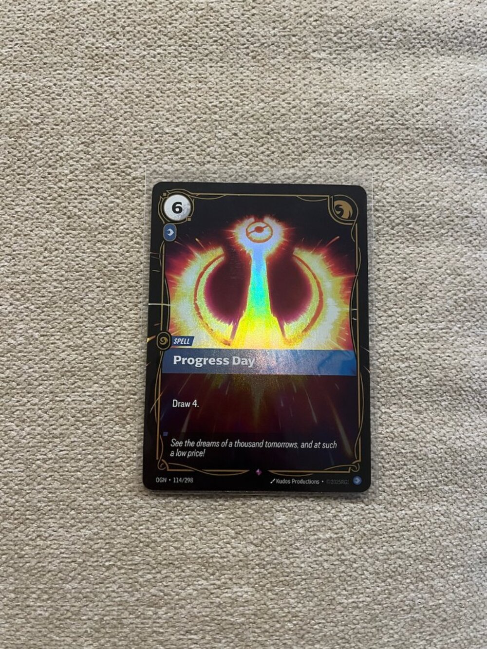 Progress Day 114/298 - Origins (OGN) Riftbound: League of Legends Card
